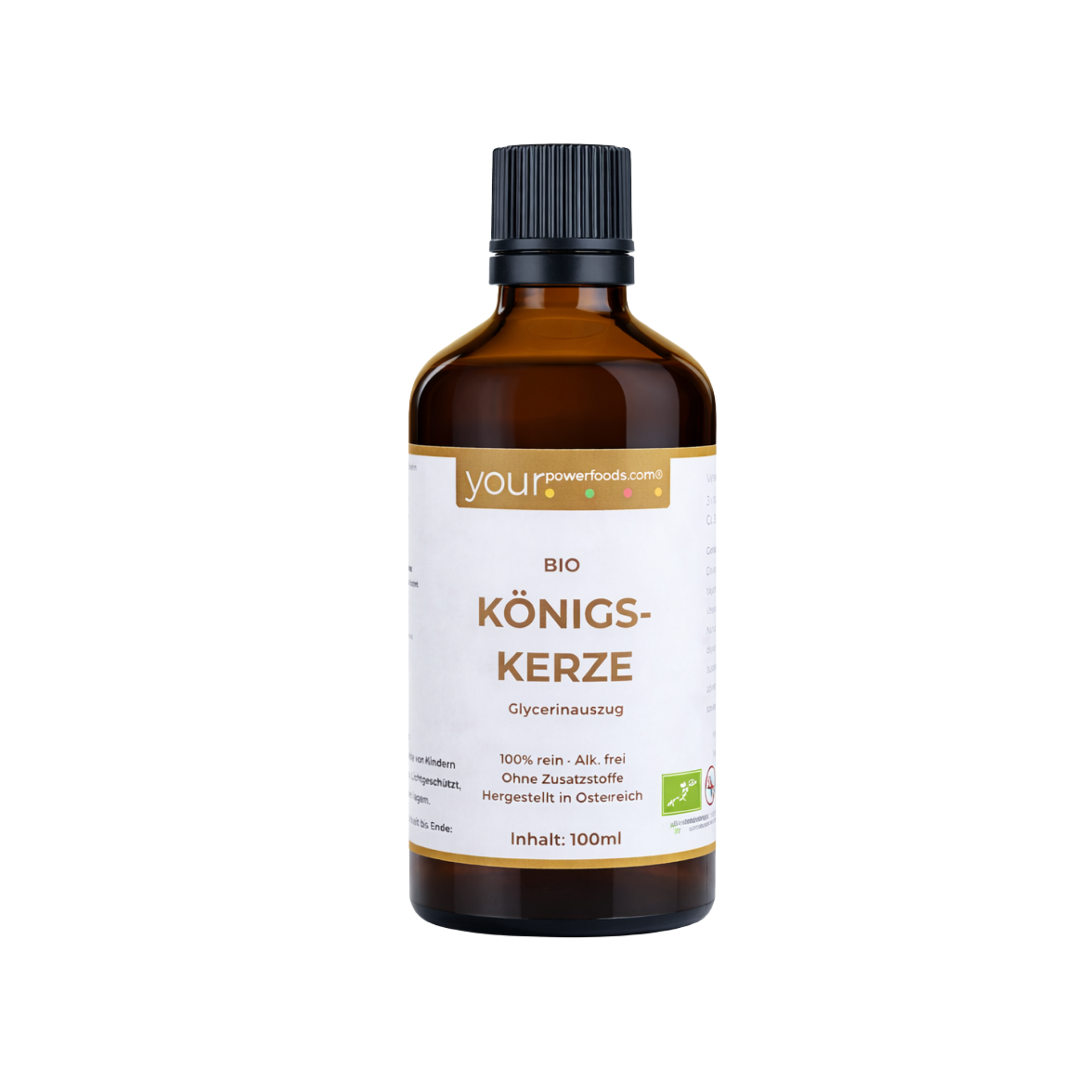 Bio Königskerze Tinktur – konform, alkoholfrei,100ml