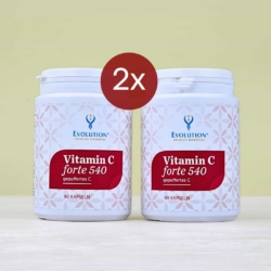 Gepuffertes Vitamin C 540 - 2 x 90 Kapseln . Vorteilsset, Premium Qualität