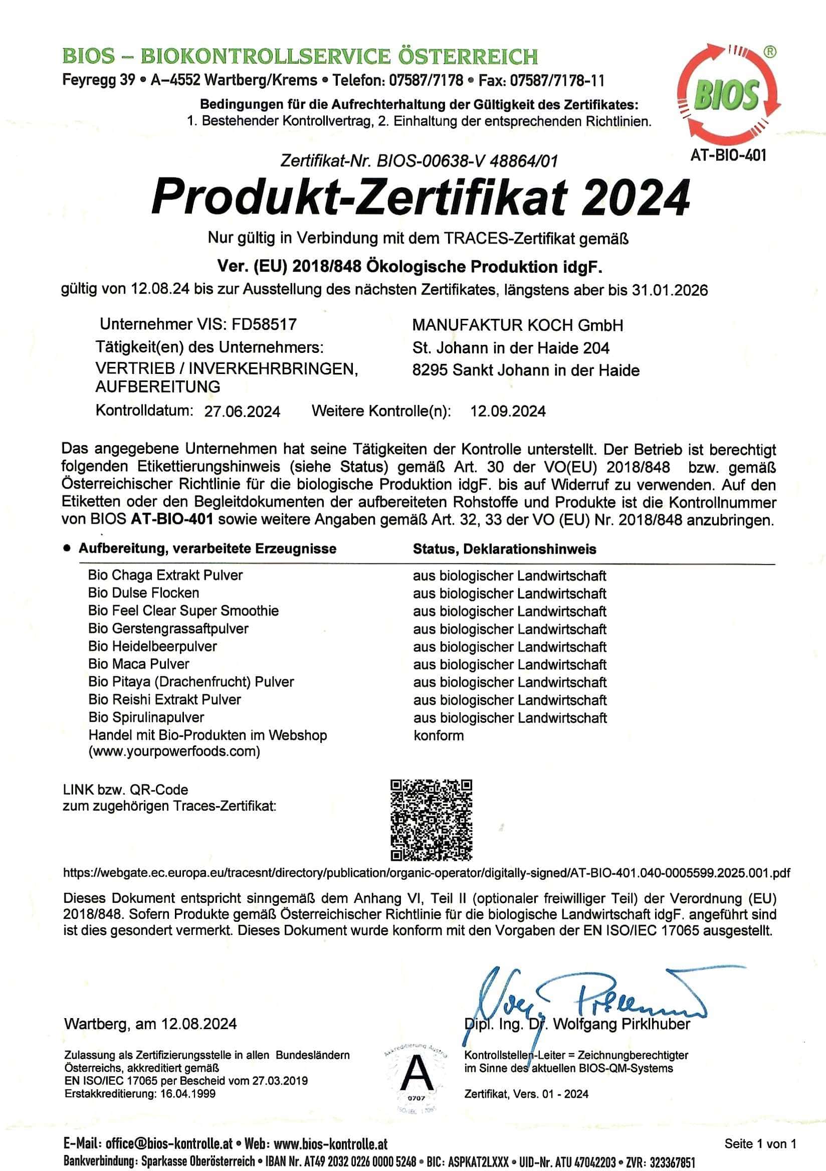 Ekološki certifikat 2024-2026