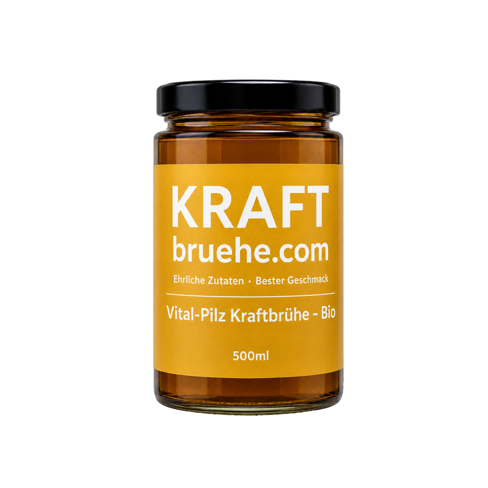 Vital Pilz Kraftbrühe – mit Shiitake, vegan, glutenfrei, Bio – 12 × 500 ml