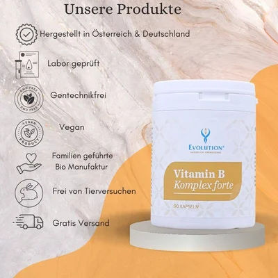 Vitamin B Komplex forte, 90 Kapseln