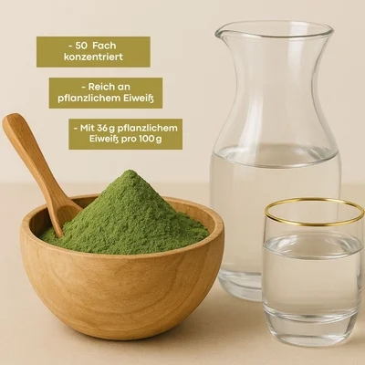 Bio Gerstengras Saftpulver, 50 - Fach konzentriert, 200g – Ansicht 4