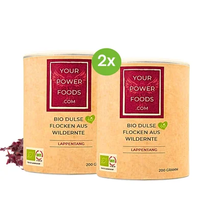 Bio Dulse Flocken aus Wildernte, 200g, 2er Set