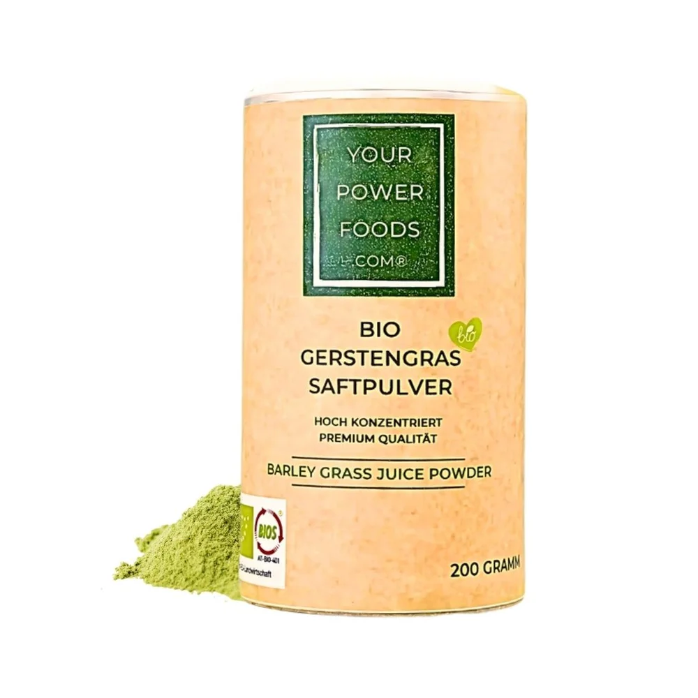 Bio Gerstengras Saftpulver, 50 - Fach konzentriert, 200g