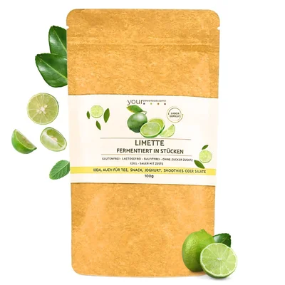 Limette fermentiert, 100g, Premium Qualität