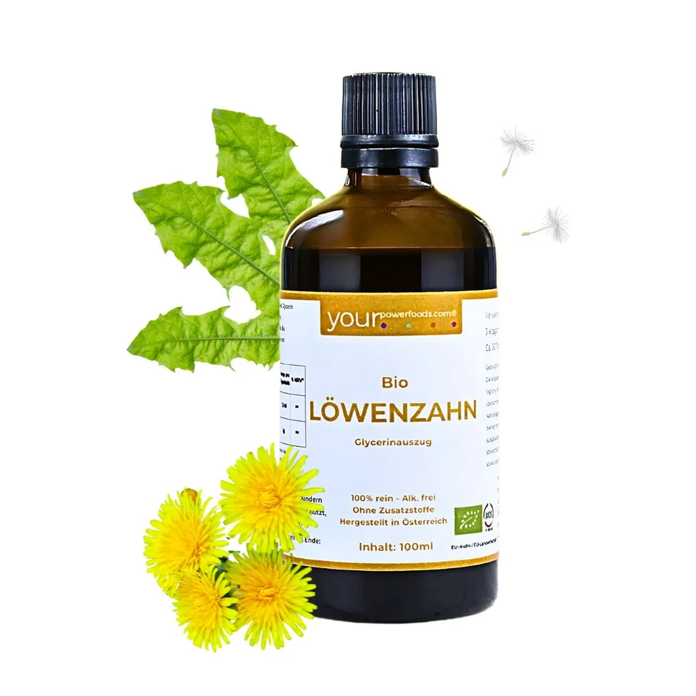 Bio Löwenzahn Tinktur, alkoholfrei, 100 ml