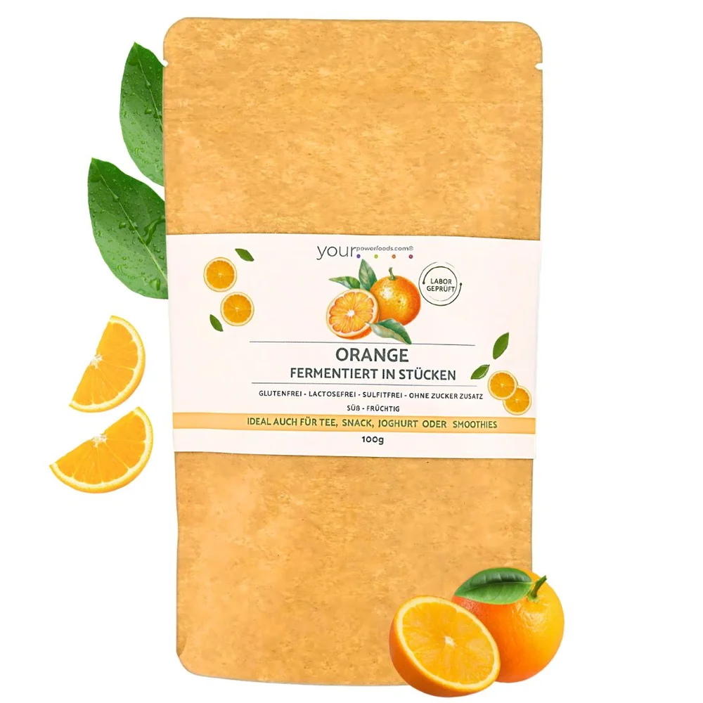 Orange fermentiert, 100g, Premium Qualität