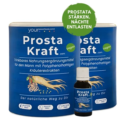 Prostakraft, endlich ruhige Nächte mit natürlicher Pflanzenpower